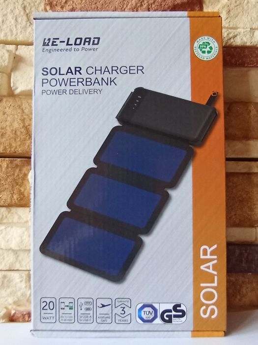 Powerbank Solar 10000mAh