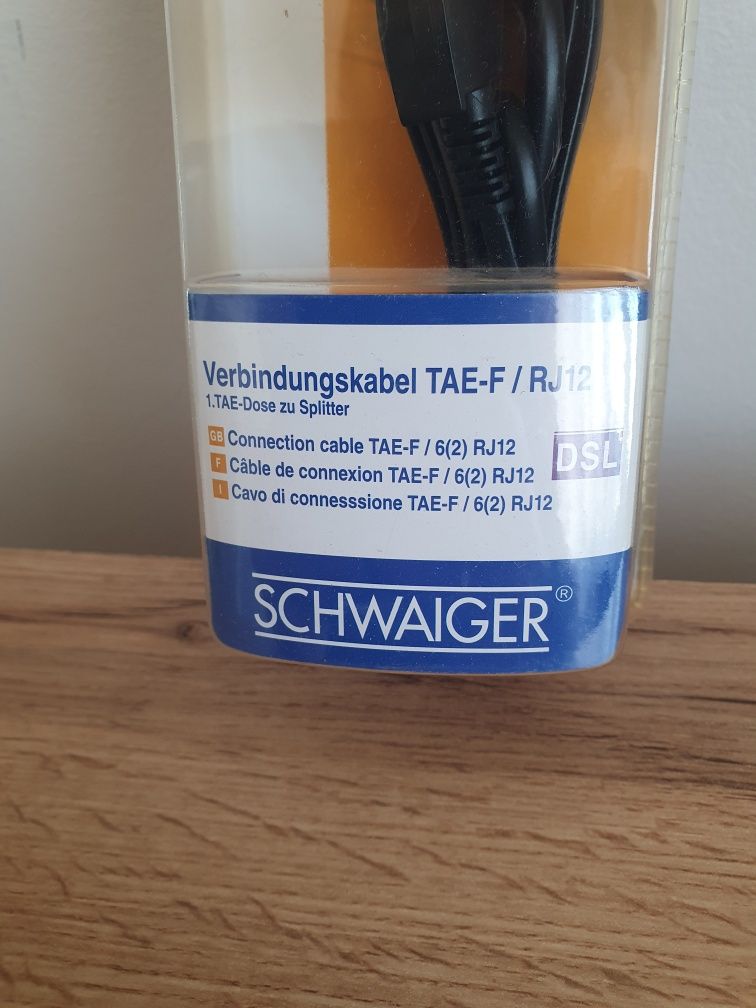 Kabel TAE-F/ RJ12 Schwaiger 3m