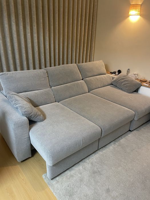 Sofa Eskiltuna, 3 lugares c/ chaise longue.