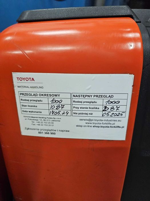 Paleciak elektryczny BT Toyota LWE130 wózek paletowy 2018-12 Kraków