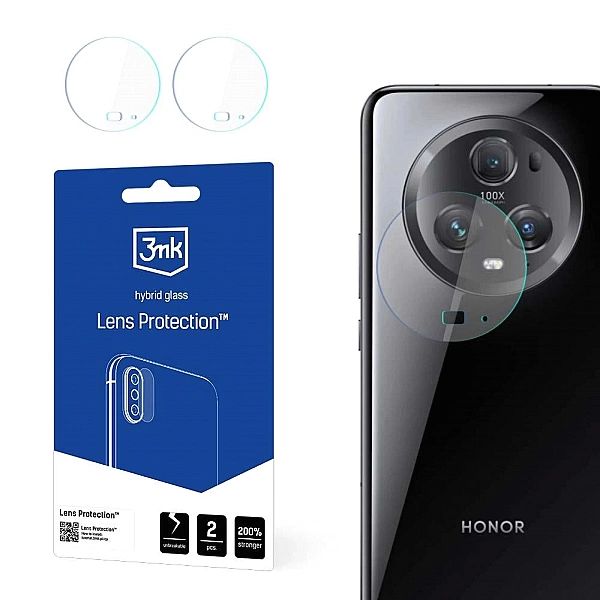 Szkło na aparat 3mk Lens Protection™ hybrydowe na Honor Magic5 Pro