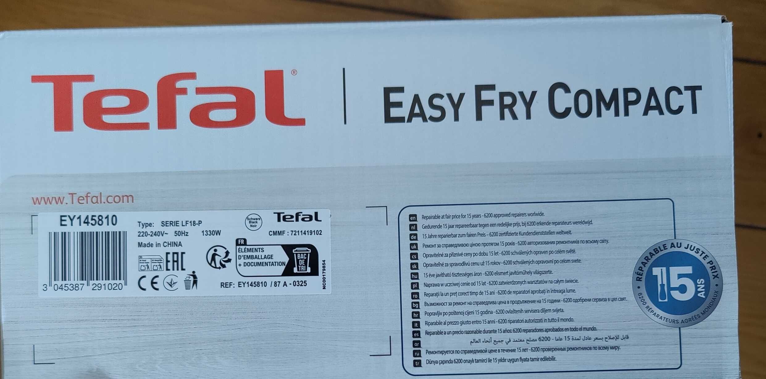 Airfryer Frytownica beztłuszczowa Tefal 3l