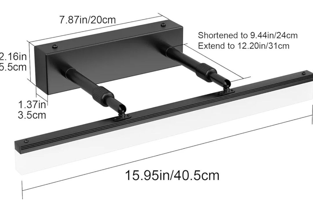 Kinkiet łazienkowy klighten 9w 40cm