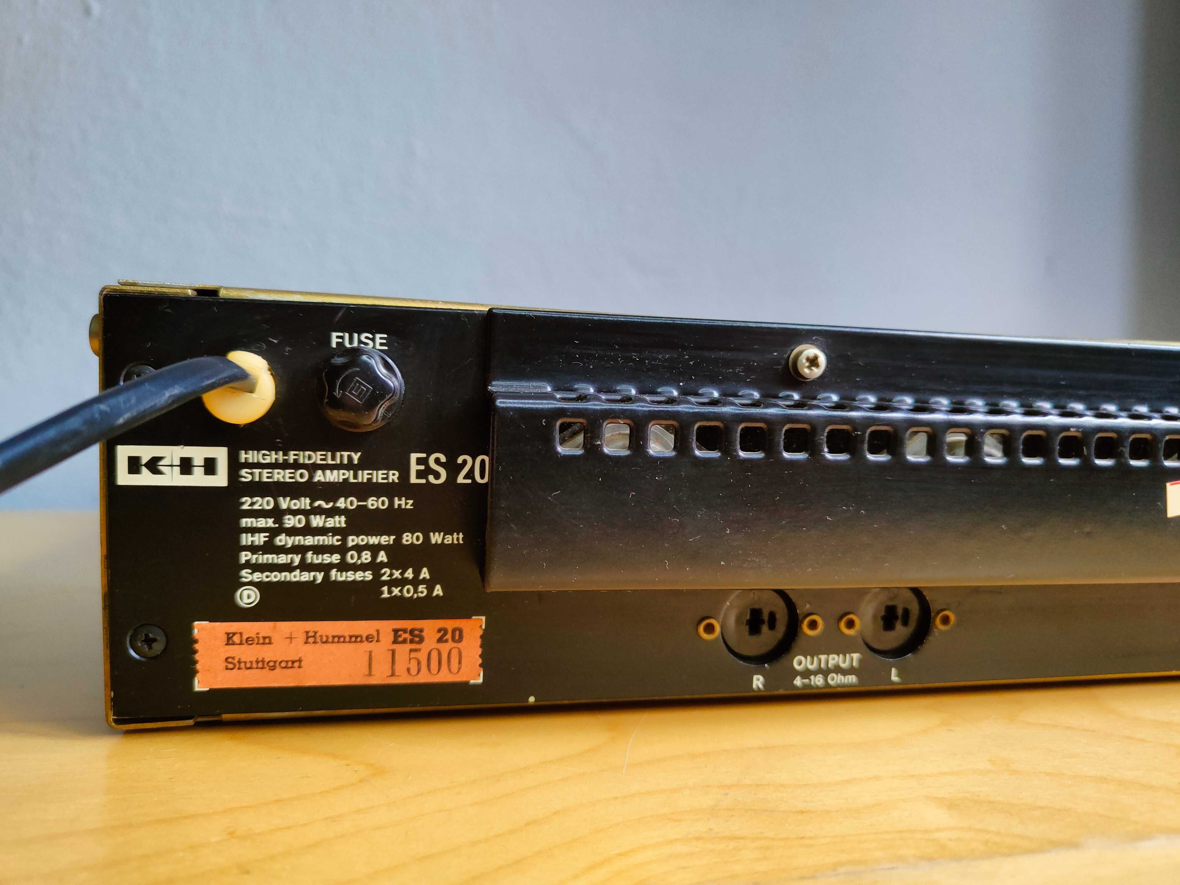 Klein Hummel ES 20 HIGH-FIDELITY wzmacniacz stereo