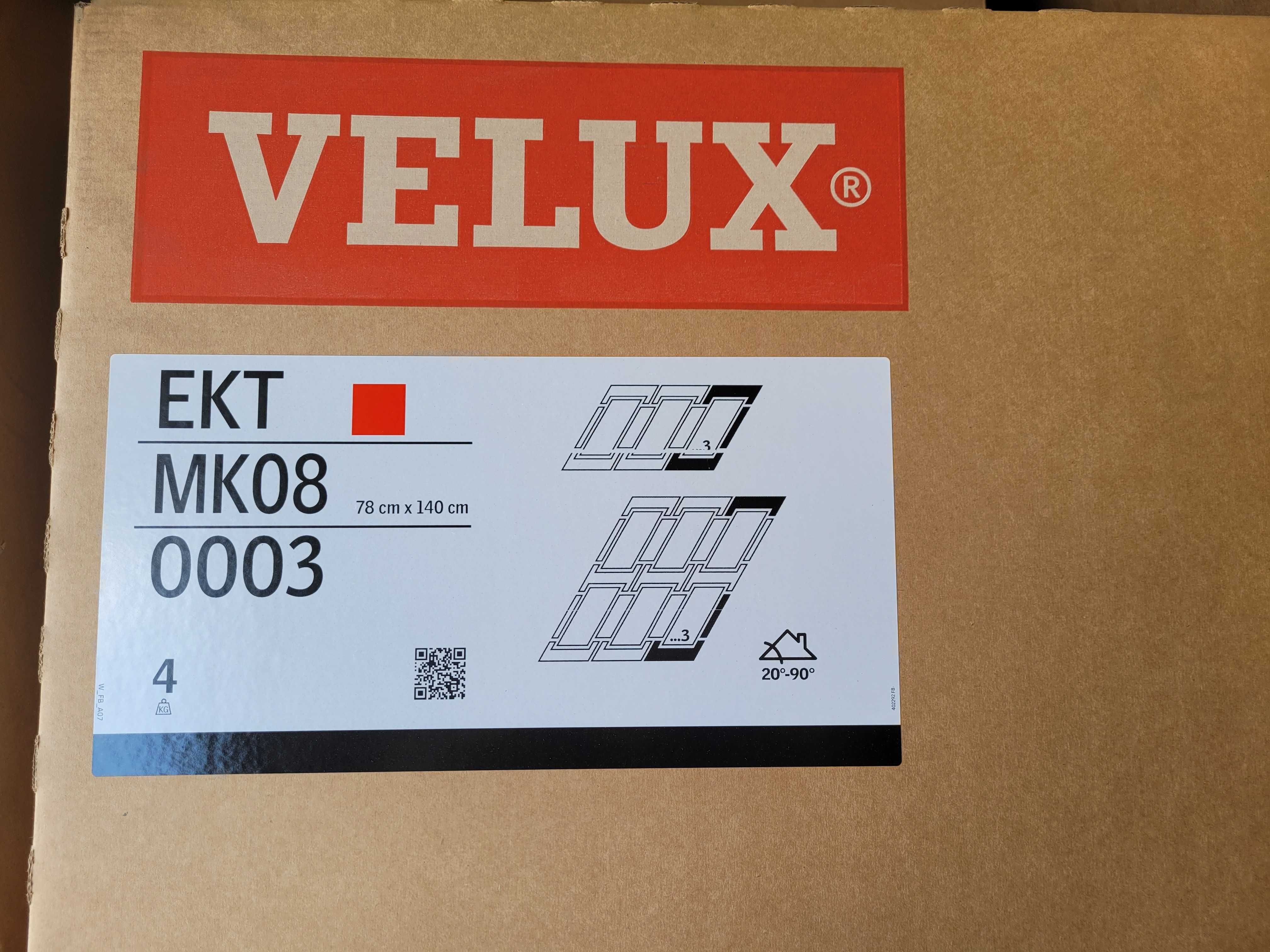 VELUX 78x140 kołnierz dachowy MK08 kombi 0003 nowy