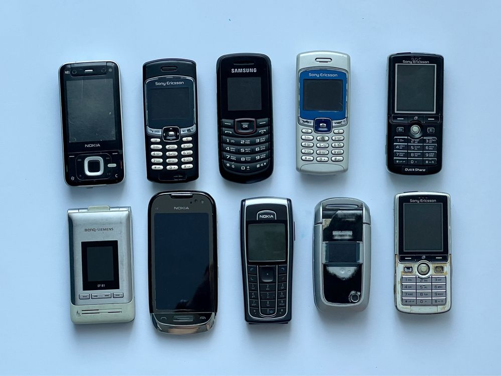 Лот телефонів Nokia, Sony Ericcson, Siemens