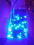 Lampki choinkowe  Niebieskie 300 Led, IP44, z możliwością przedłużeni