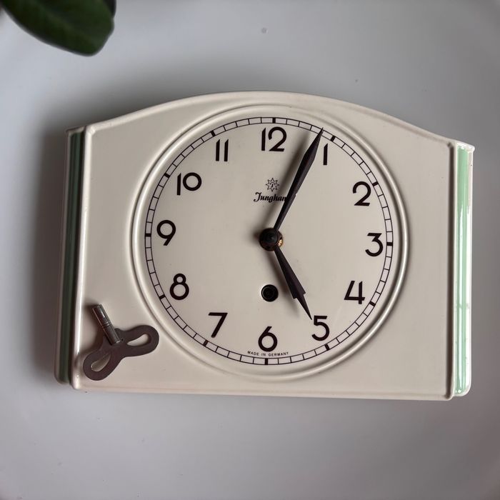 Zegar ceramiczny Junghans nakręcany ceramiczny vintage