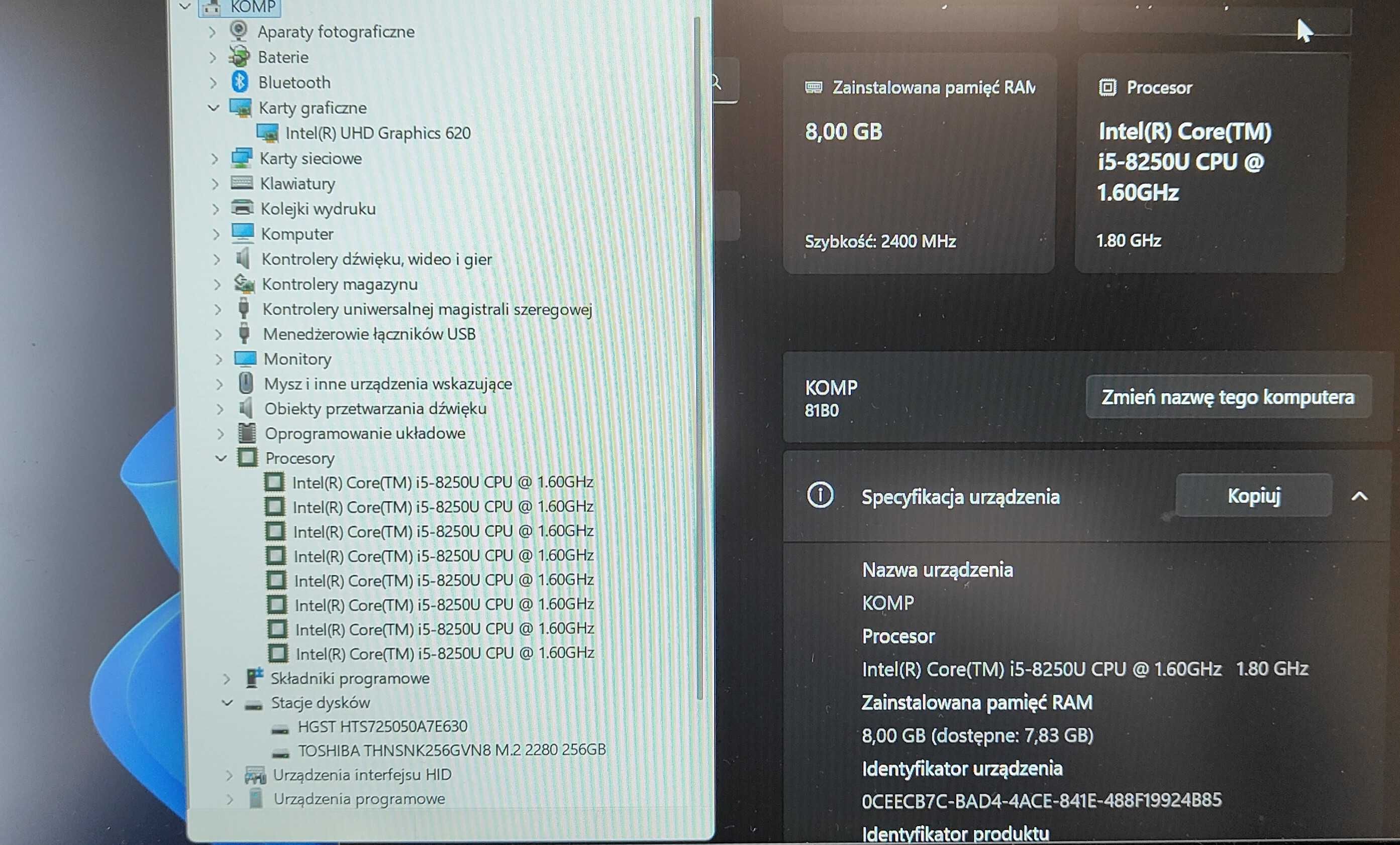 Markowy laptop LENOVO v330-14 IKB