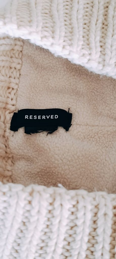 Beżowy Komin Ze Ściągaczem Męski •Reserved•