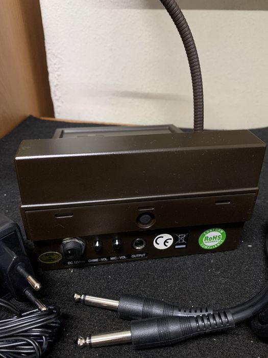 Microfone de chamada com Gongo