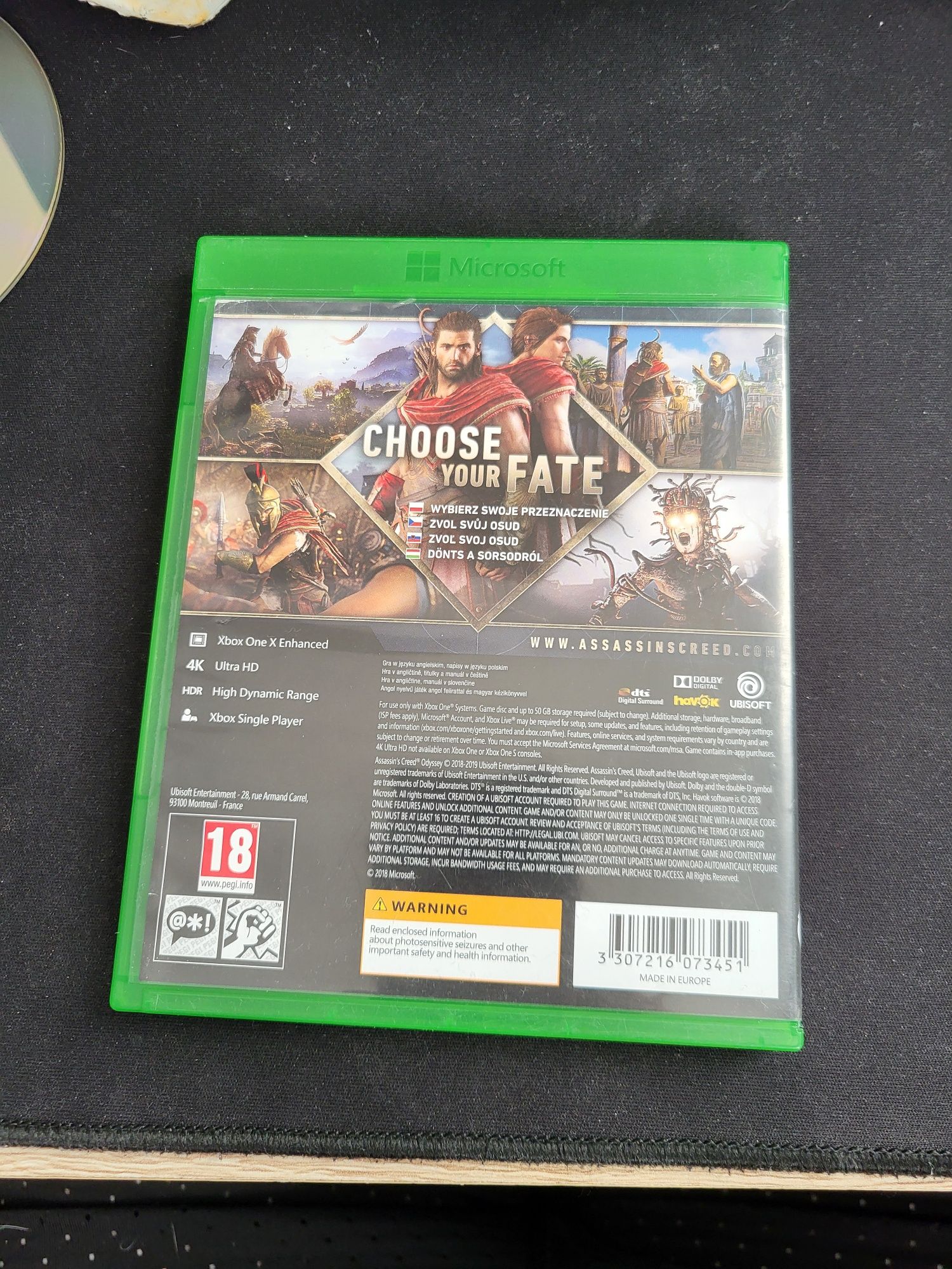 Assasins cread odyssey na xbox one