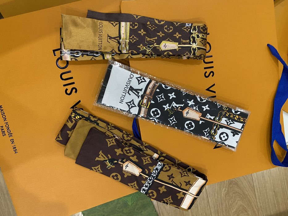 Apaszka LV Louis Vuitton Monogram chusta bandeau prezent