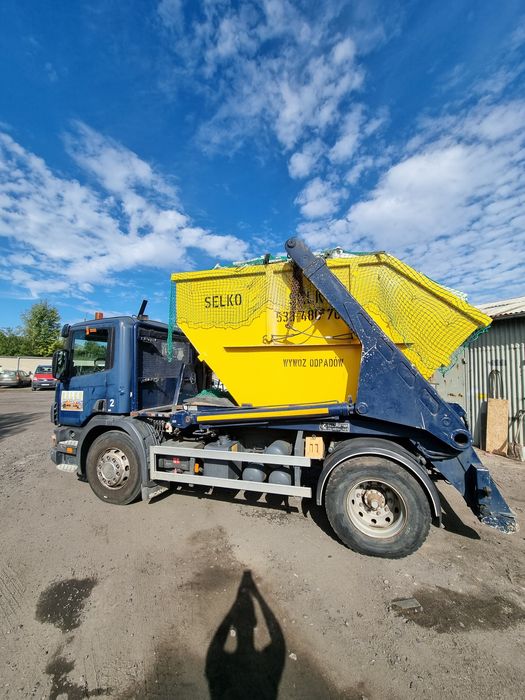 Kontenery wywóz gruzu odpadów śmieci budowlane Janczewo
