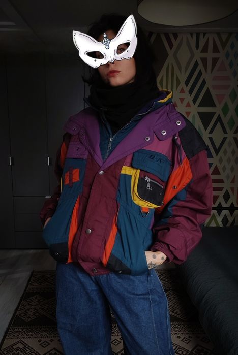 Вінтажна гірськолижна куртка EVF 1980х