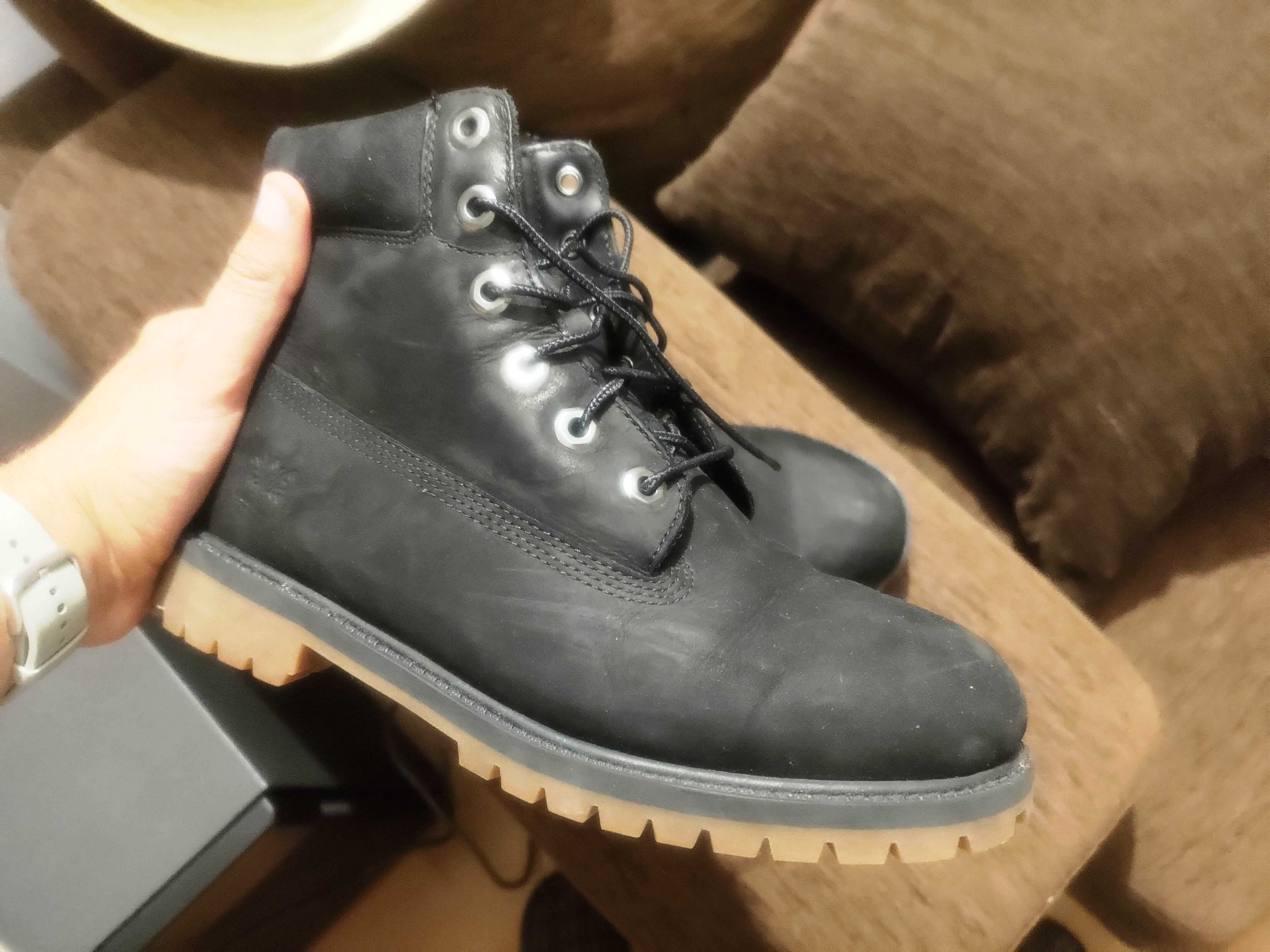 Timberland - Botas Pretas Originais - Tamanho: 40 - Novas