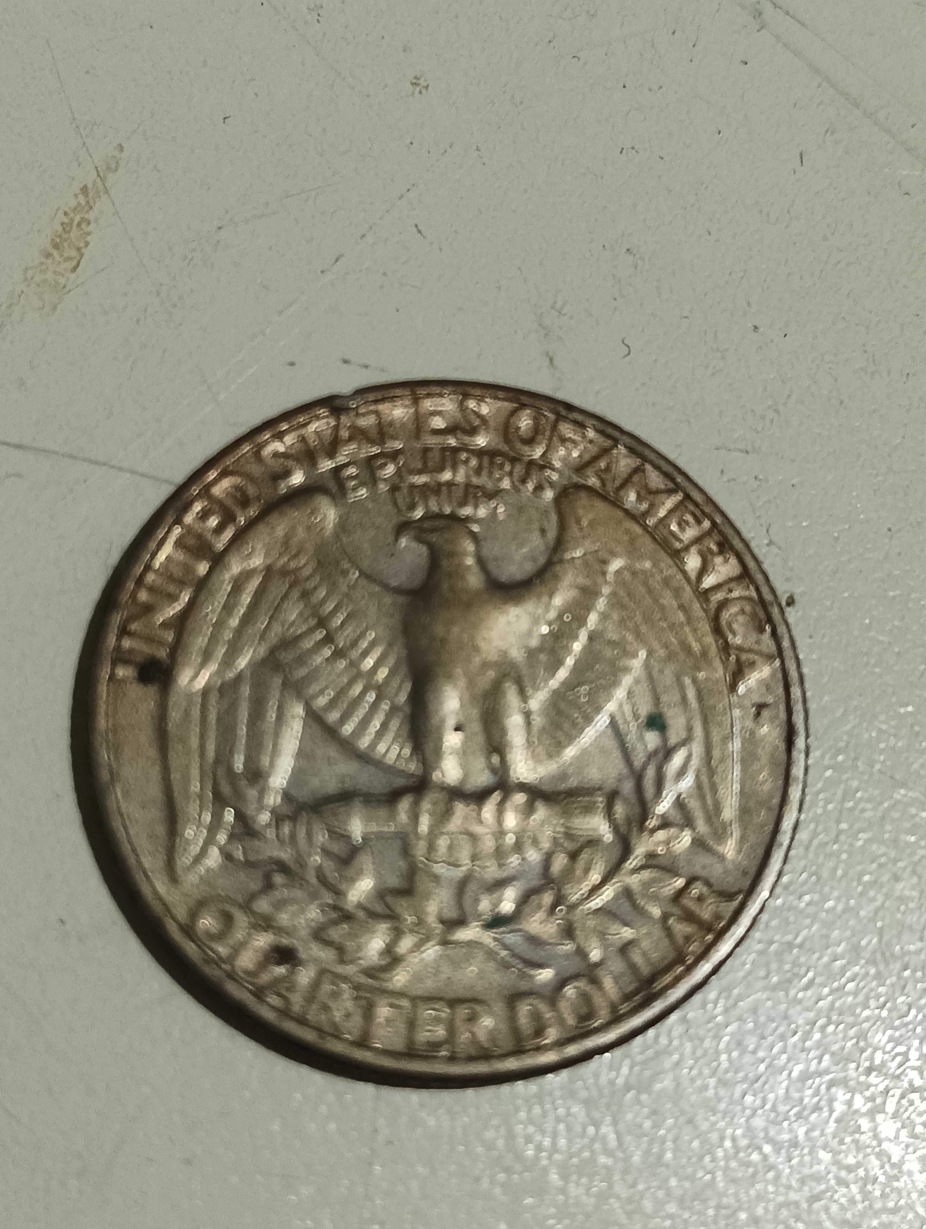 Moeda 1/4  de Dólar EUA 1986