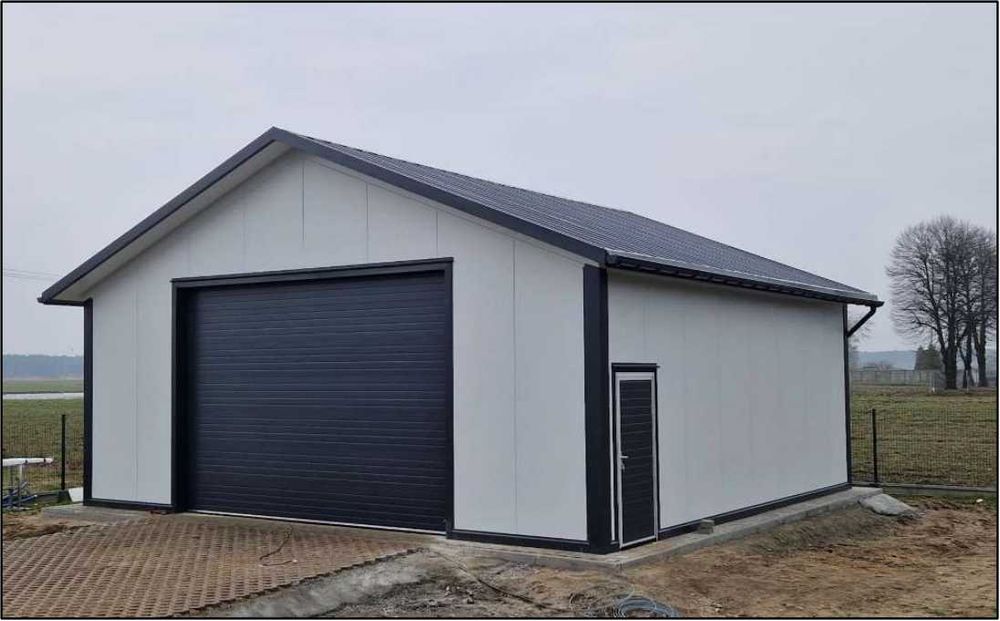 Garaż Hala Pawilon z blachy lub płyty warstwowej