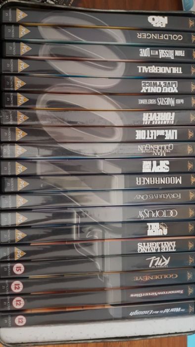 Coleção Inglesa de DvD's 007