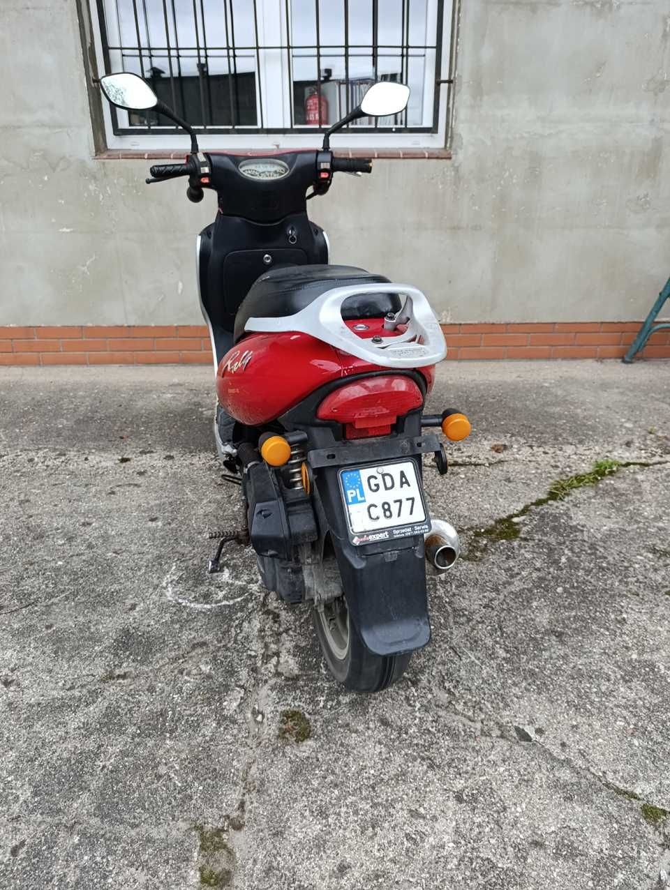 skuter KYMCO TopBoy, 50cm, 4 suw, 7400km przebiegu, stan BDB,