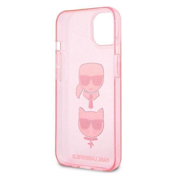 Etui Karl Lagerfeld Karl`s & Choupette Iphone 13 Mini 5,4" Różowe/Pink