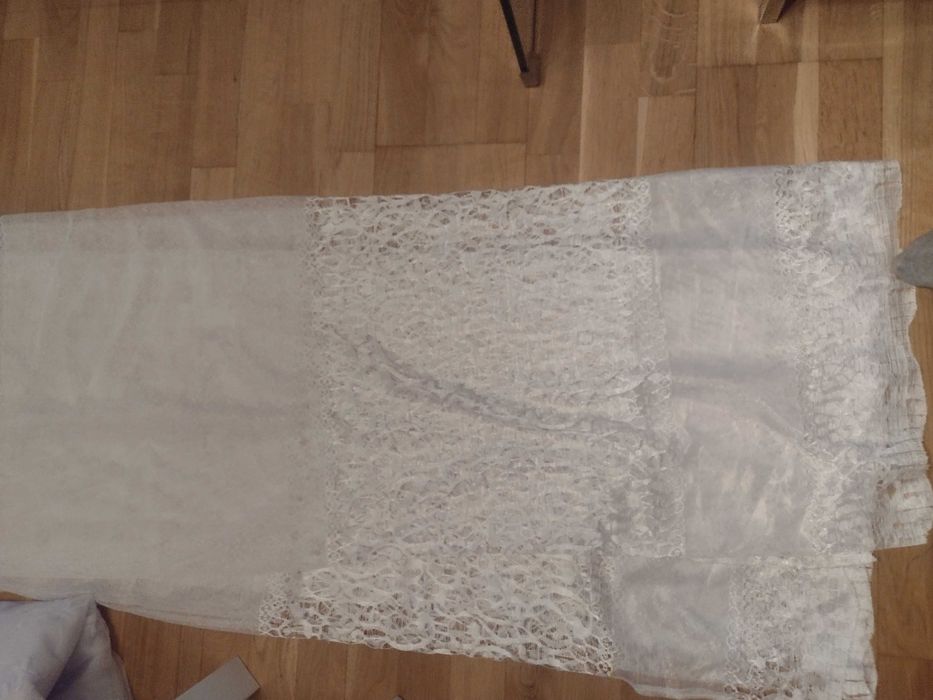 Długa firanka 230x400 Dwie sztuki