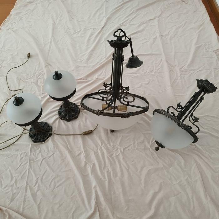 Conjunto 6 candeeiros