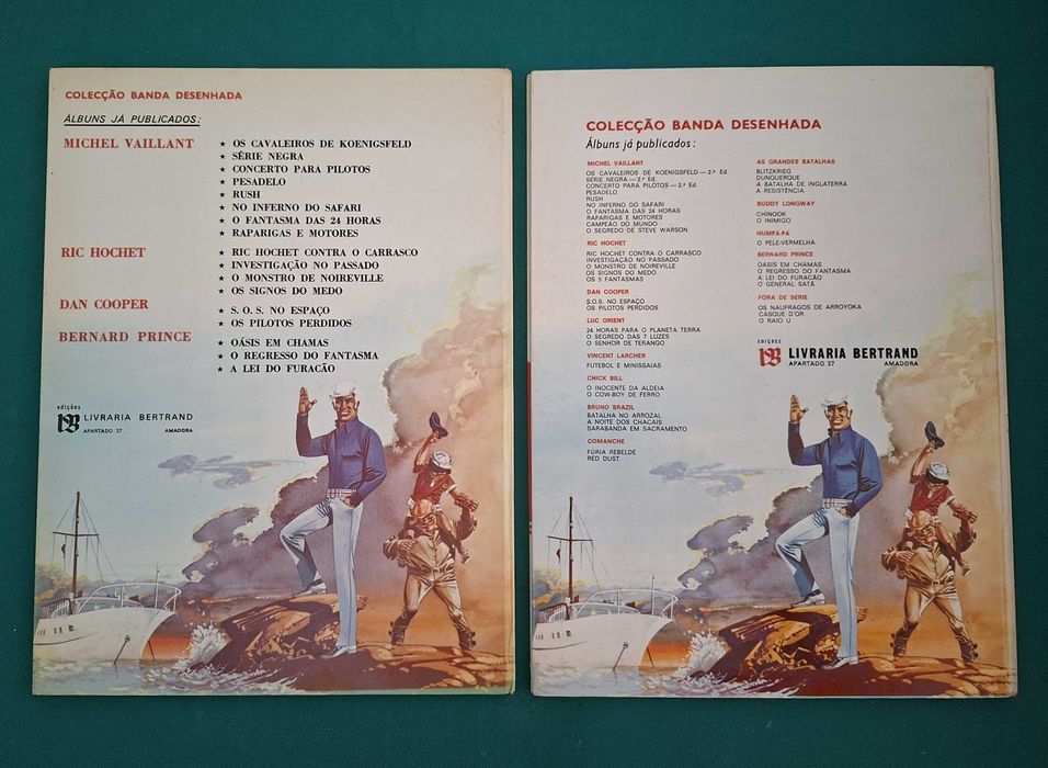 2 Livros de BD Bernard Prince, Ed. Bertrand - 1977/78