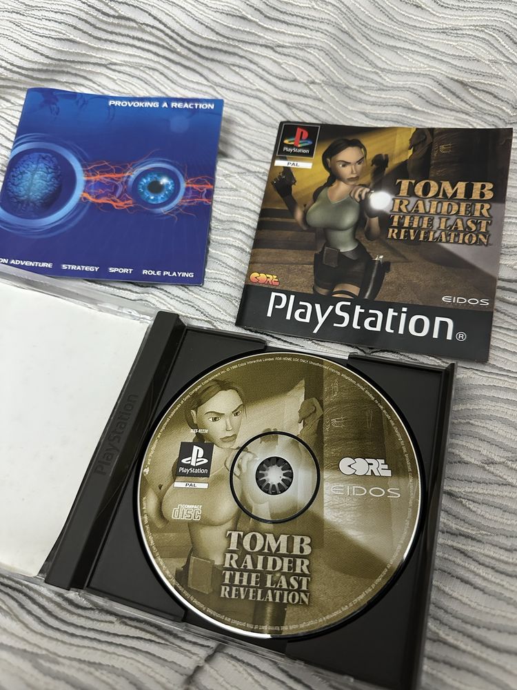 Tomb raider Playstation manual