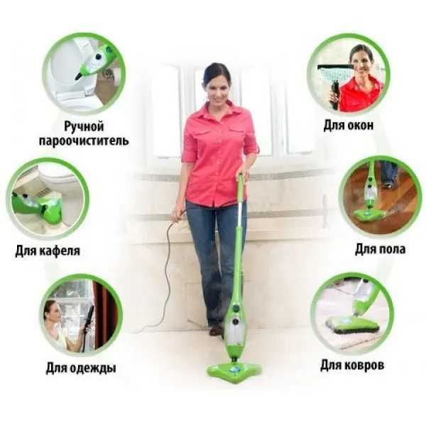 Швабра-парова універсальна на пару 5 в 1 H2O Steam Cleaner Mop X5