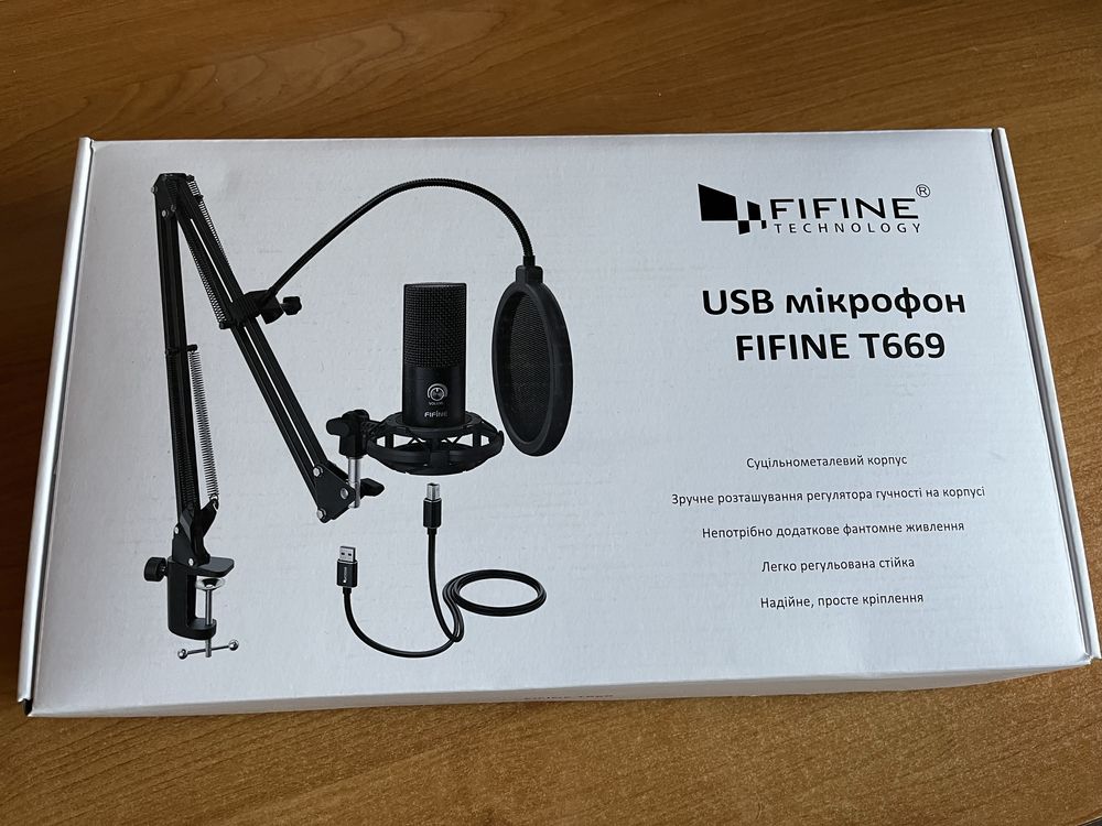 Новий мікрофон Fifine t669