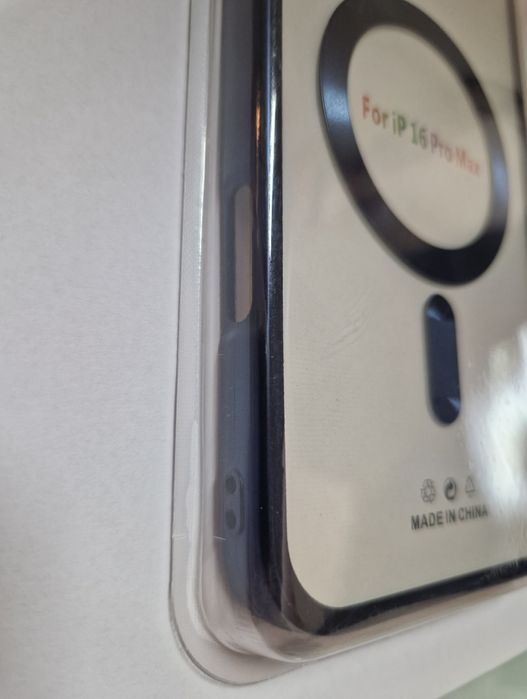 Metallic Magsafe Case do Iphone 16 Pro Max Niebieski