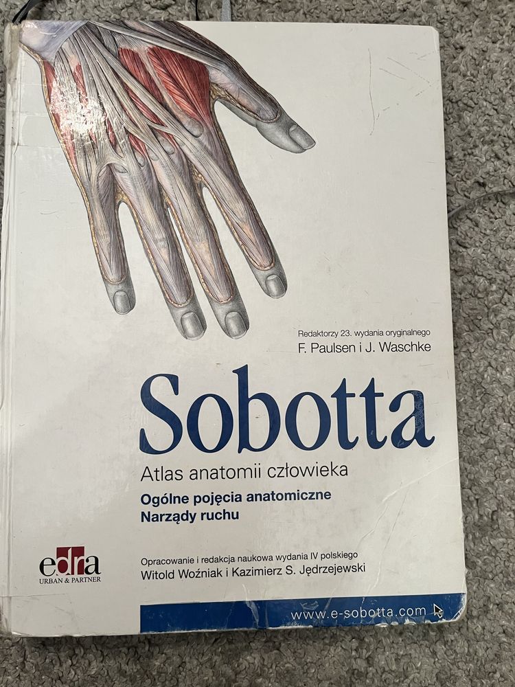 Zestaw atlasów do anatomii Sobotta