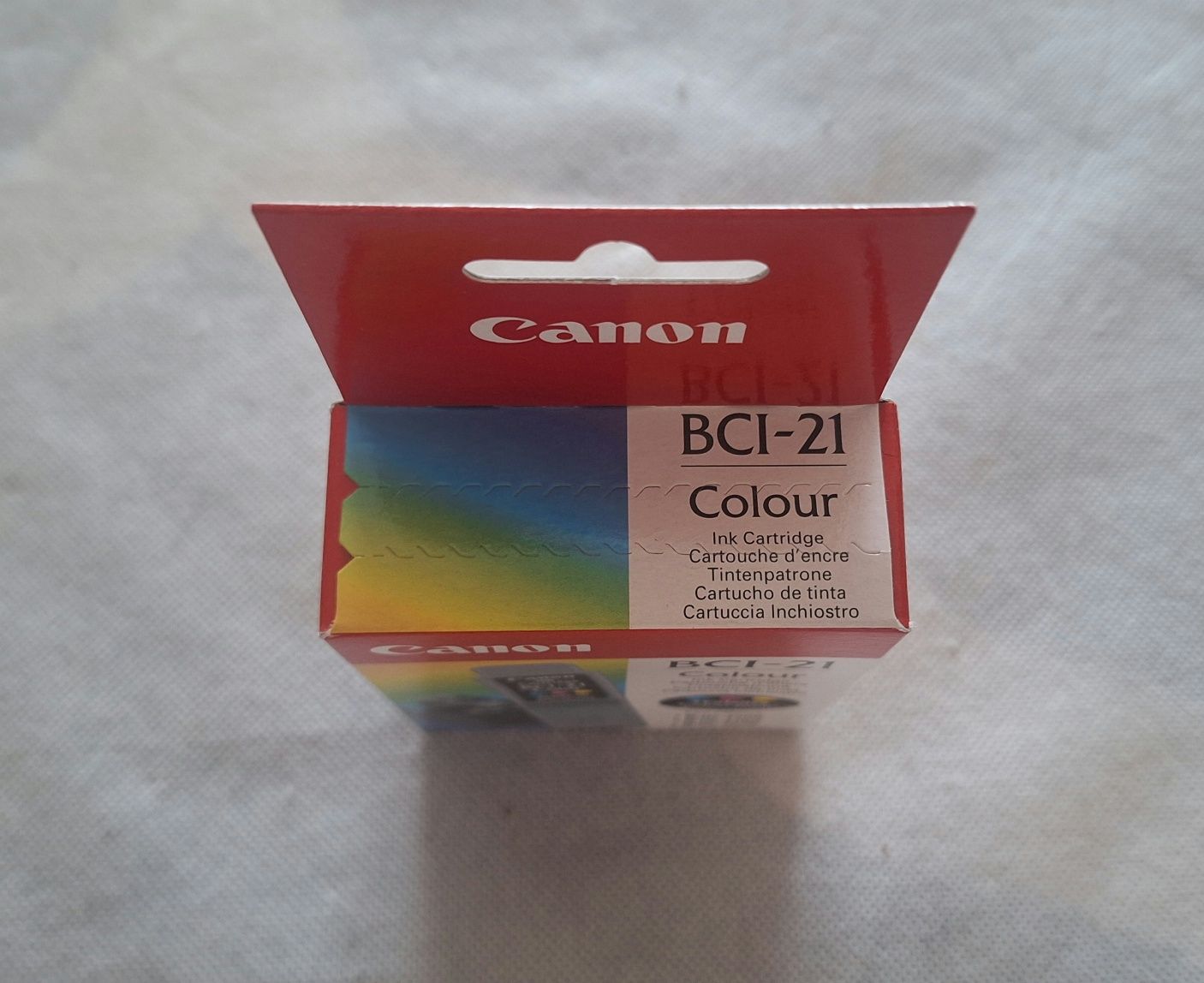 Oryginalny tusz toner Canon BCI-21 czarny 12 szt