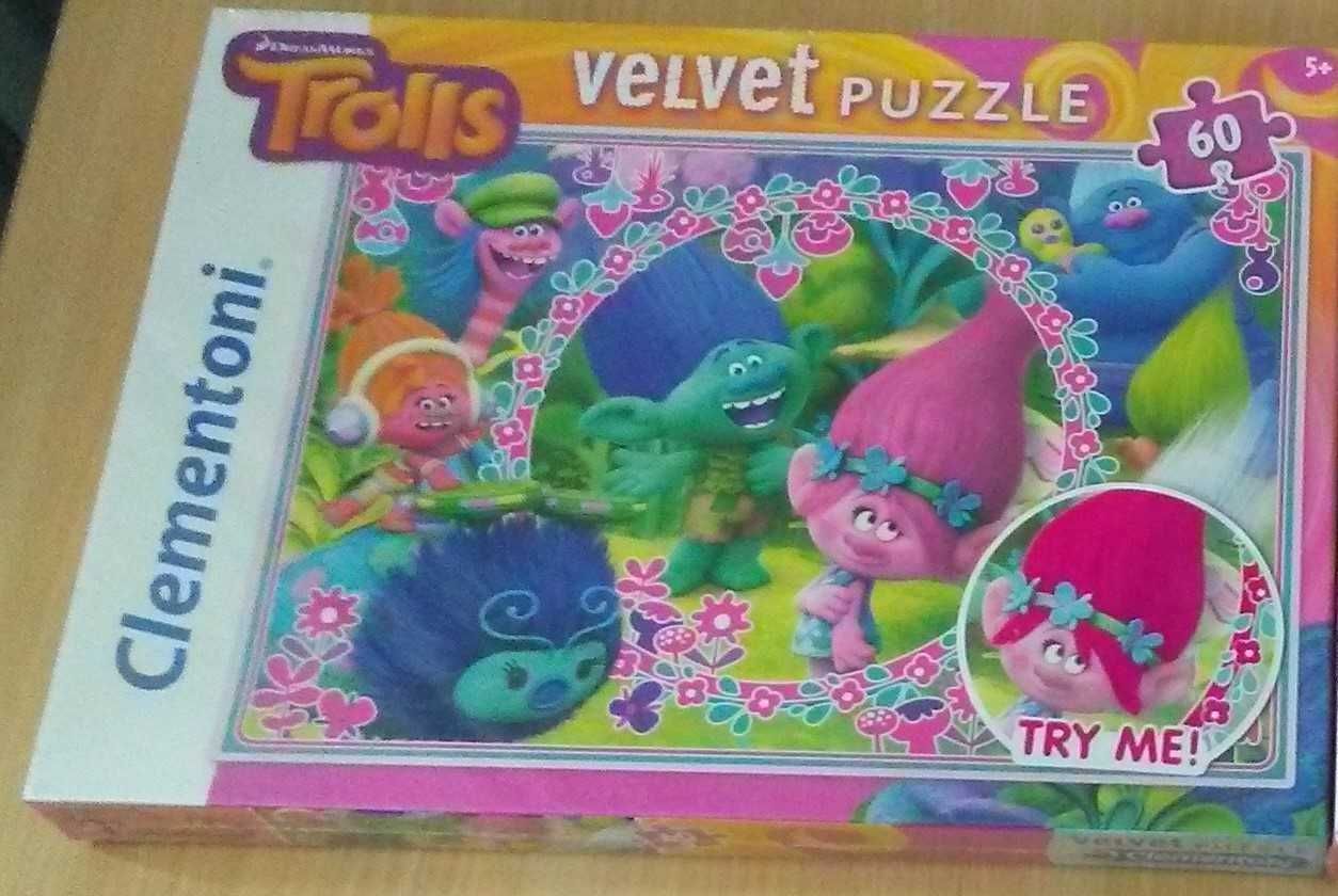 Puzzle Trolle velvet 60 el nowe