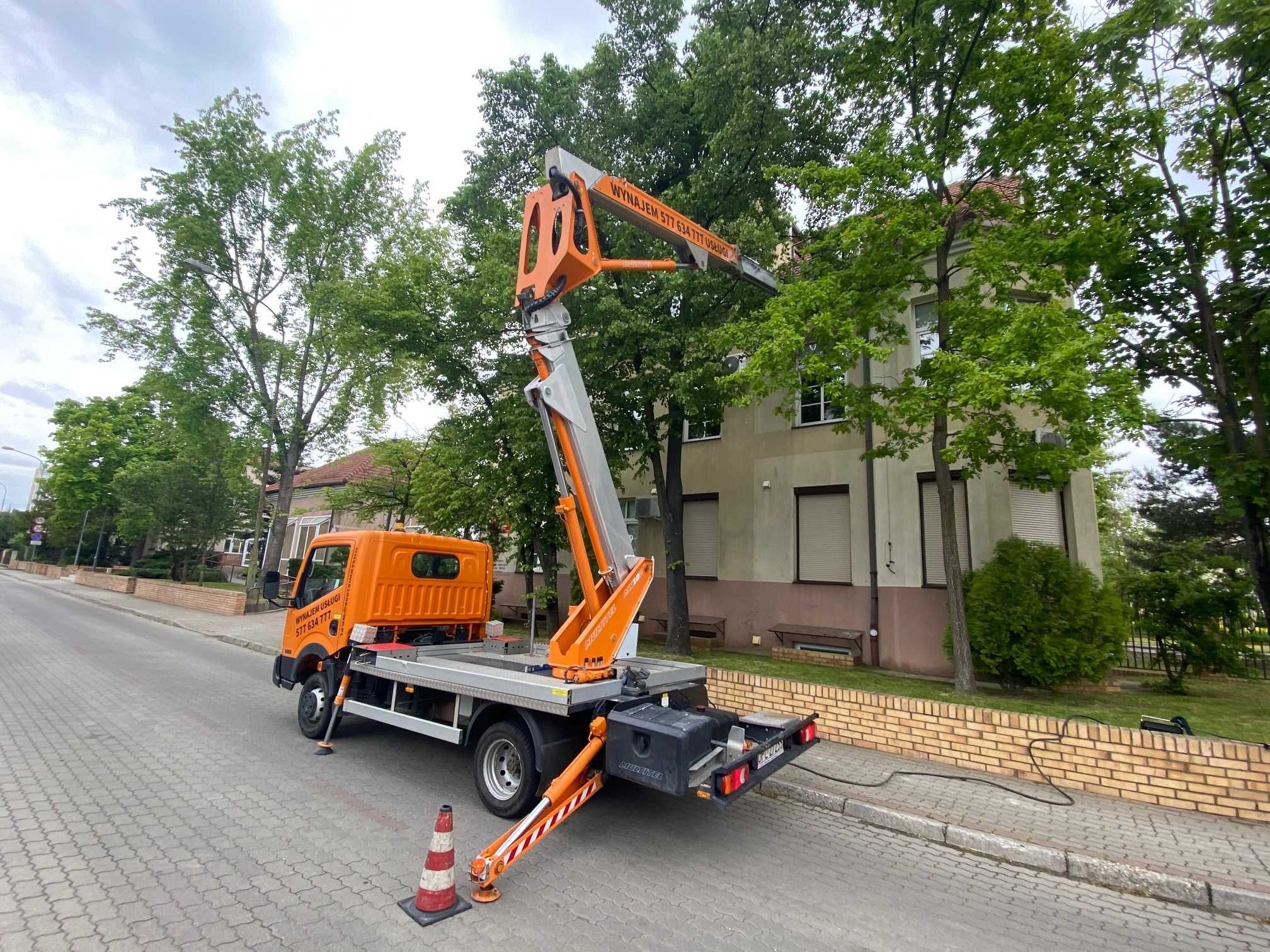 Wynajmę podnośnik koszowy zwyżkę 20 met. Polkowice Lubin Głogów Rudna