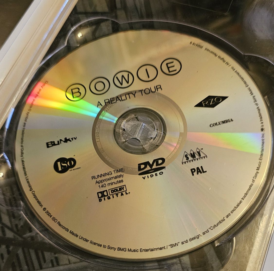 David Bowie A Reality Tour dvd