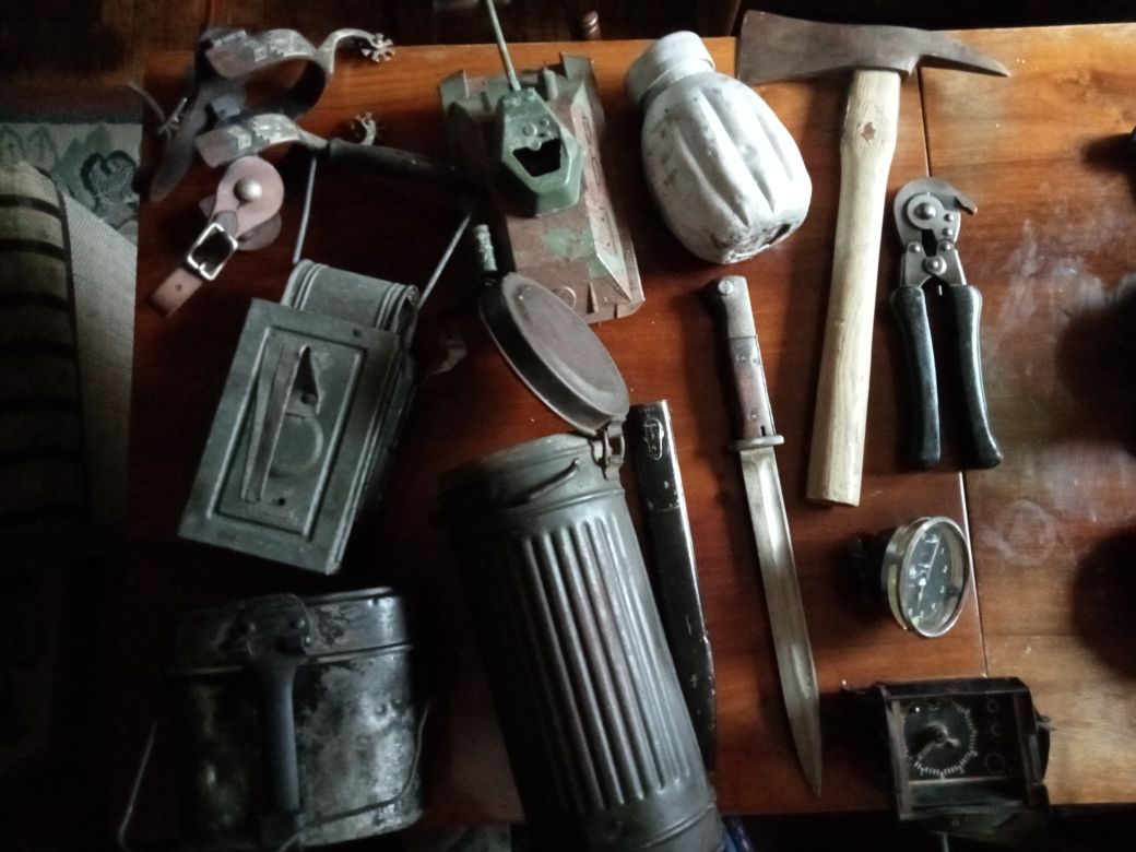 Stary Czołg metalowy zabawka dla dzieci z PRL Rudy 102 i in. WH SS LW