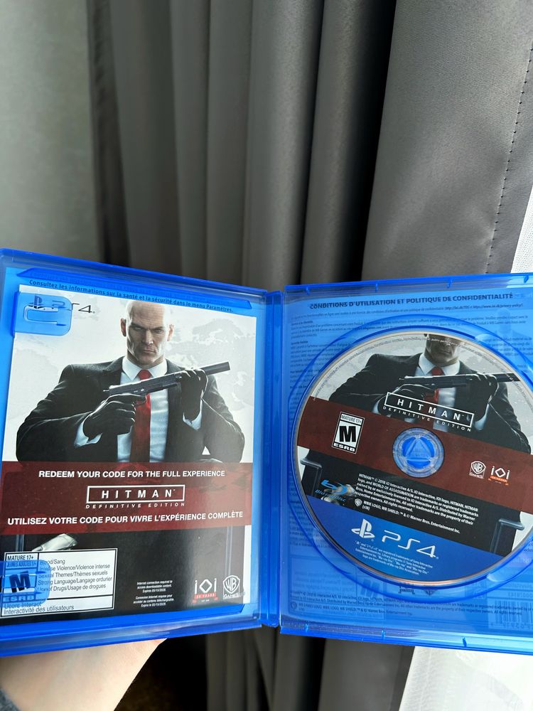 Диск Hitman definitive edition Ps4/Пс4