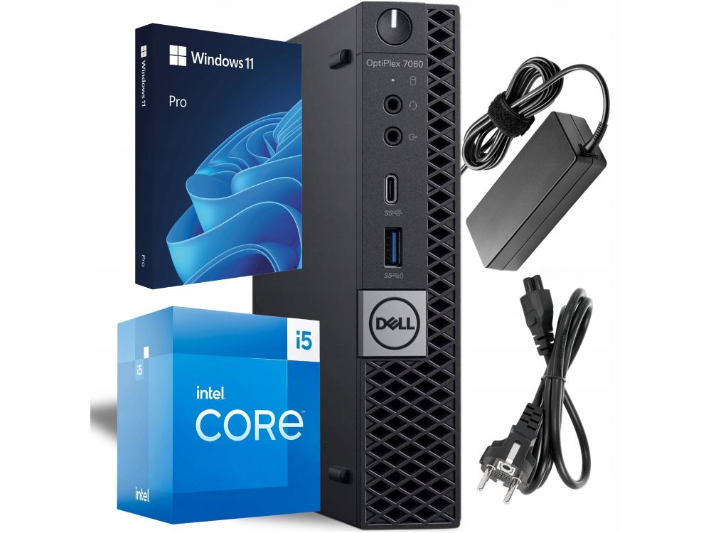 Dell Optiplex 7060 Tiny PC Core i5, 16GB DDR4, 256GB SSD, Win11 Pro