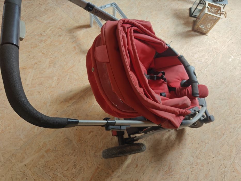 Wózek 3w1. Spacerowka, gondola głęboka, gondola składana, adaptery, to