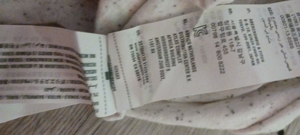 Biały przepiorczy asymetryczny tshirt rozm.38/40