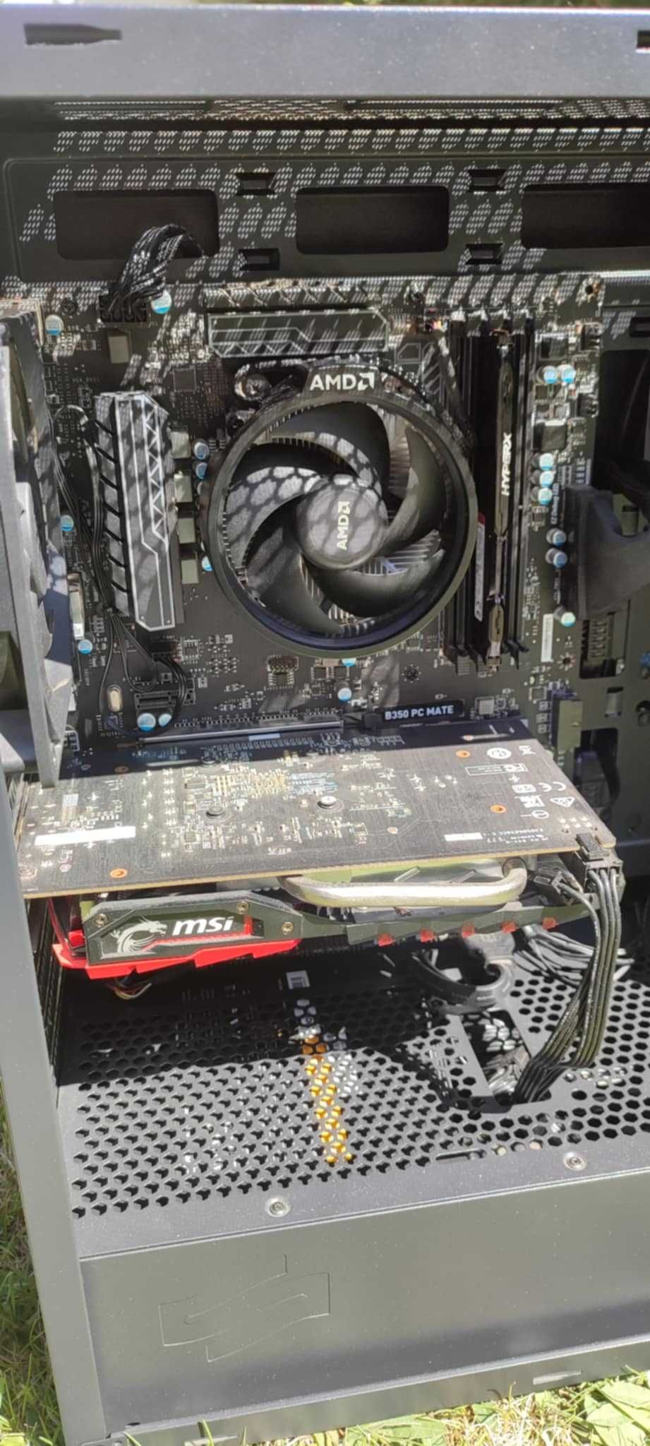 Komputer stacjonarny Ryzen 5/GTX 1050 2gb/8gb DDR4/HDD/SSD/Gamingowy