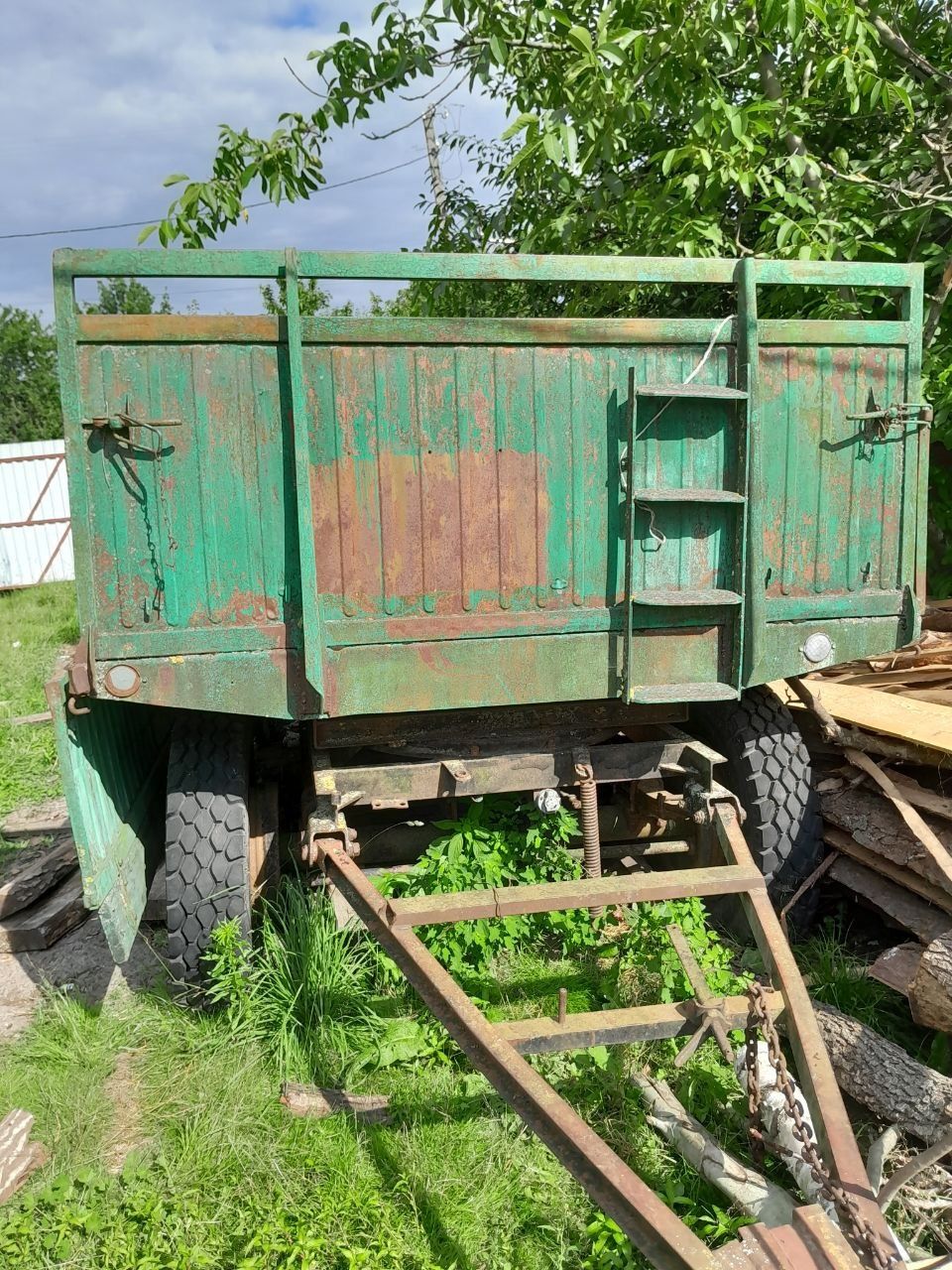 Причеп, в нормальному стані