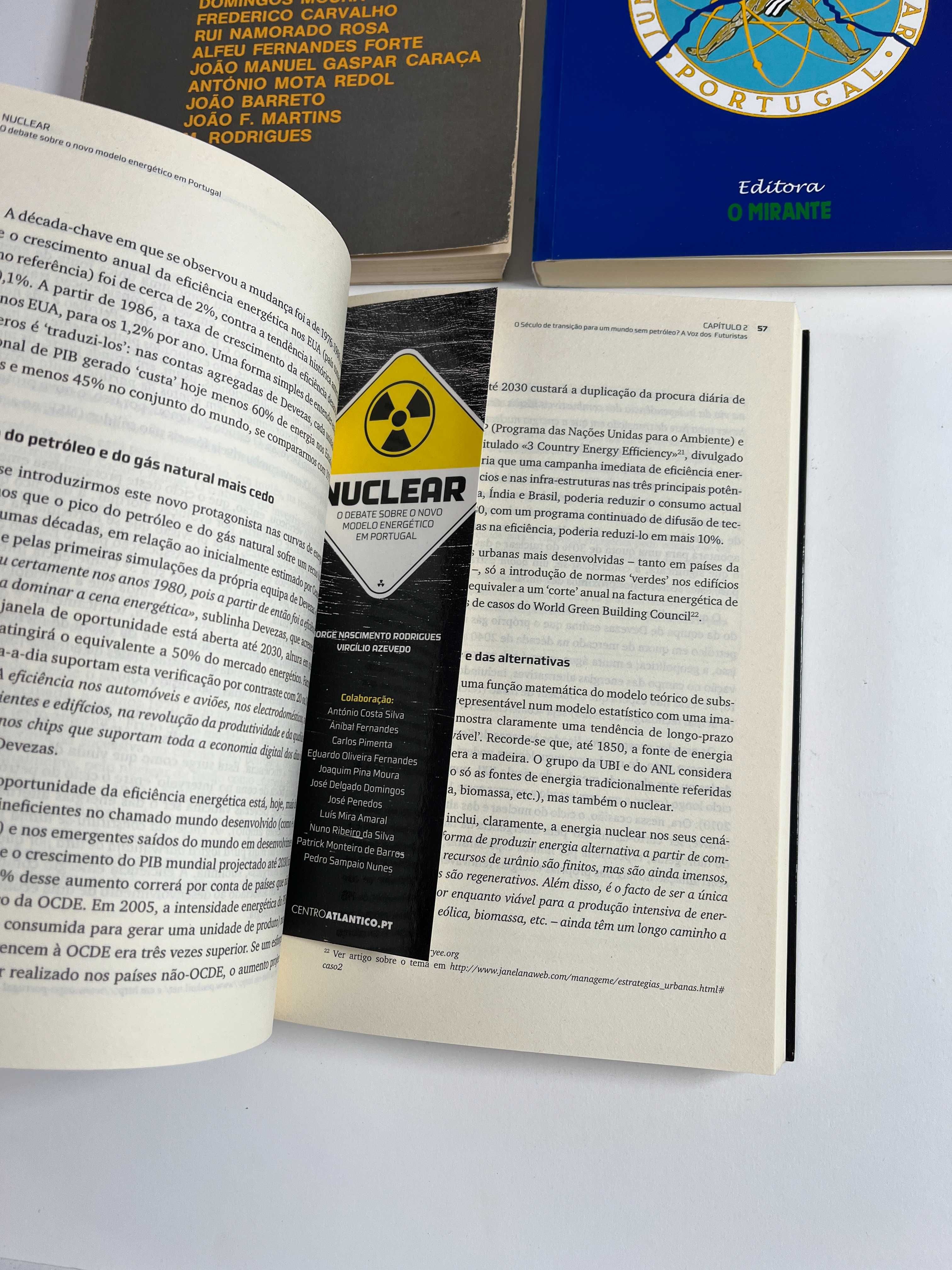 3 livros Energia Nuclear em Portugal