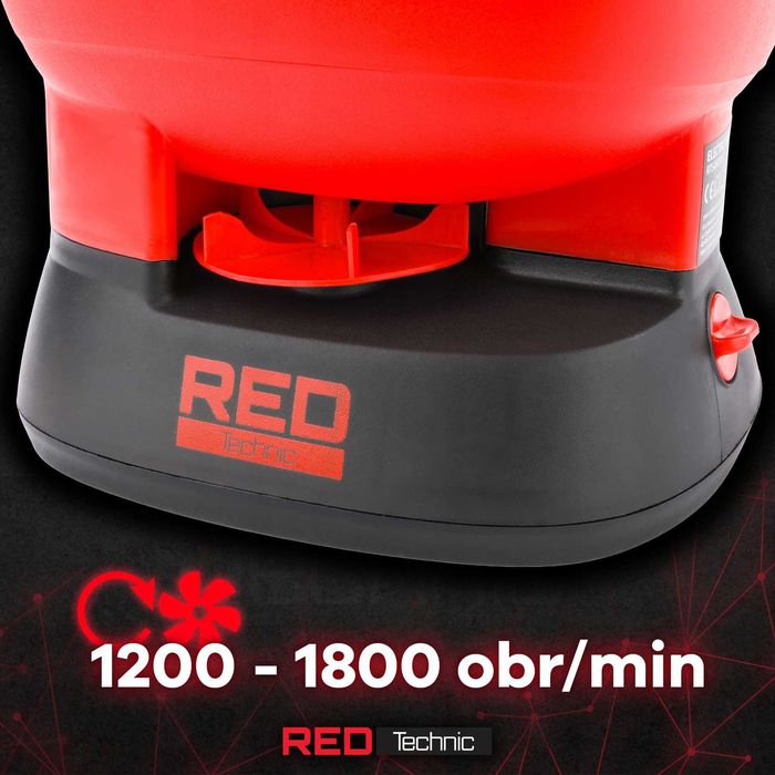Siewnik akumulatorowy rozsiewacz do nasion trawy nawozu 3l Red Technic