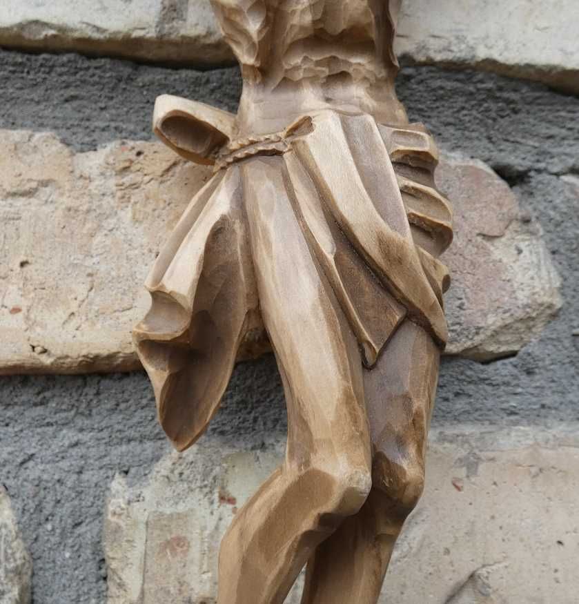PASYJKA Jezus Chrystus drewno krzyż krucyfiks 30cm