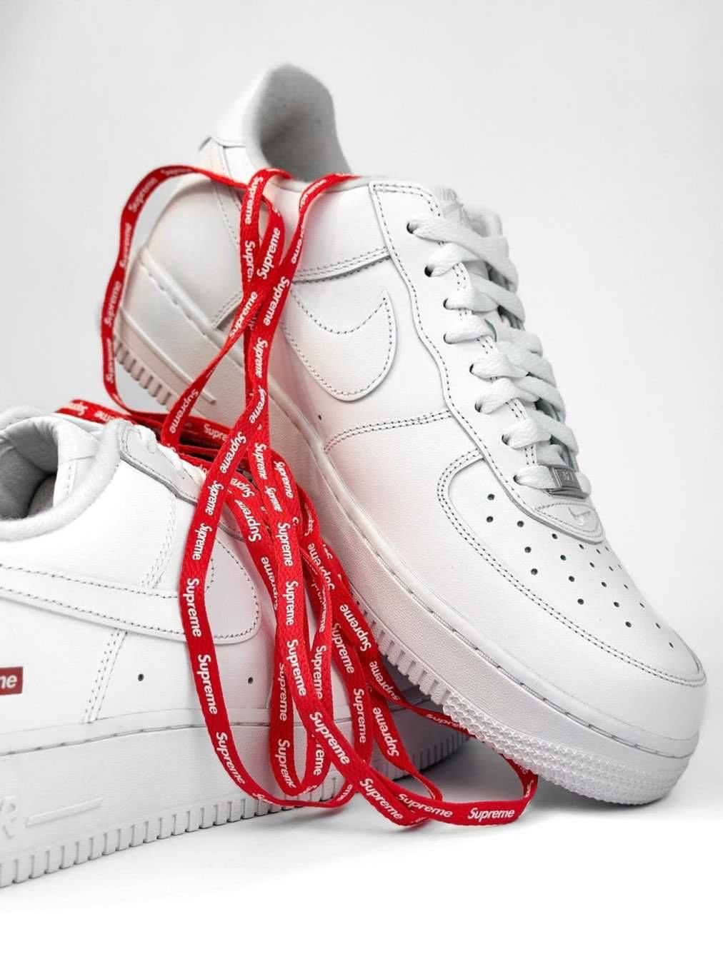 Buty trampki męskie NikeAirForceXsupremeCU9225Biały r.45