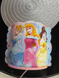 Lampka dla dziewczynki z księżniczkami Disney