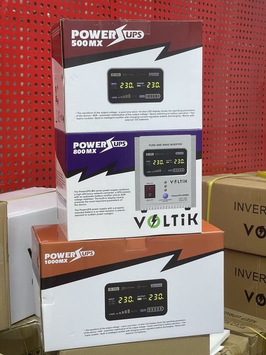 Безперебійники різної потужності підбір ДБЖ МБП УПС VOLT VOLTIK